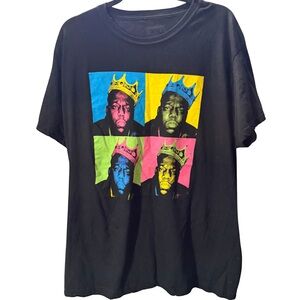 Black T-Shirt with Iconic Graphic Print